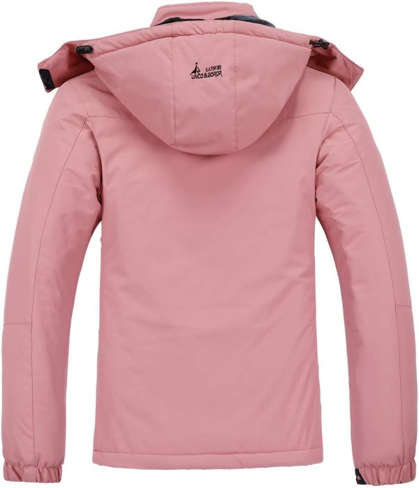 Women's Waterproof Ski Jacket Warm Winter Snow Coat Mountain Windbreaker Hooded Raincoat Jacket