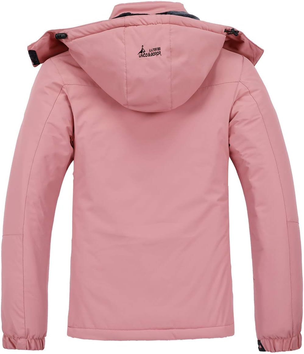 Women's Waterproof Ski Jacket Warm Winter Snow Coat Mountain Windbreaker Hooded Raincoat Jacket