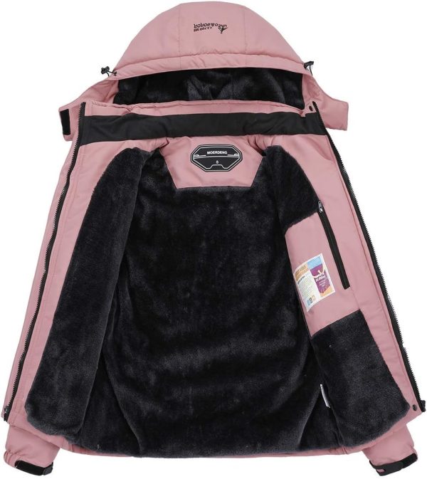 Women's Waterproof Ski Jacket Warm Winter Snow Coat Mountain Windbreaker Hooded Raincoat Jacket